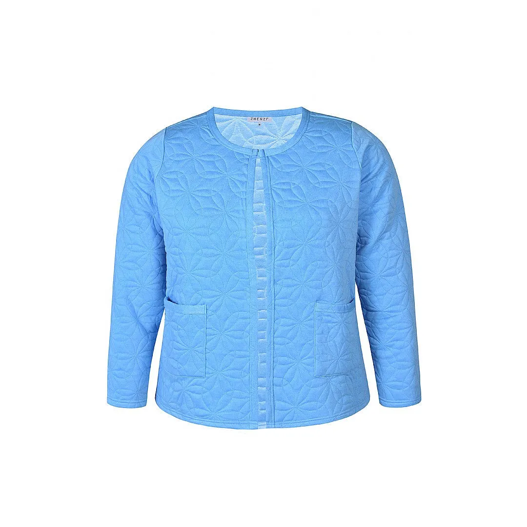 Zhenzi Reimer Soft Cardigan in Sky Blue